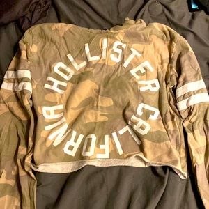Hollister Hooded Crop Top